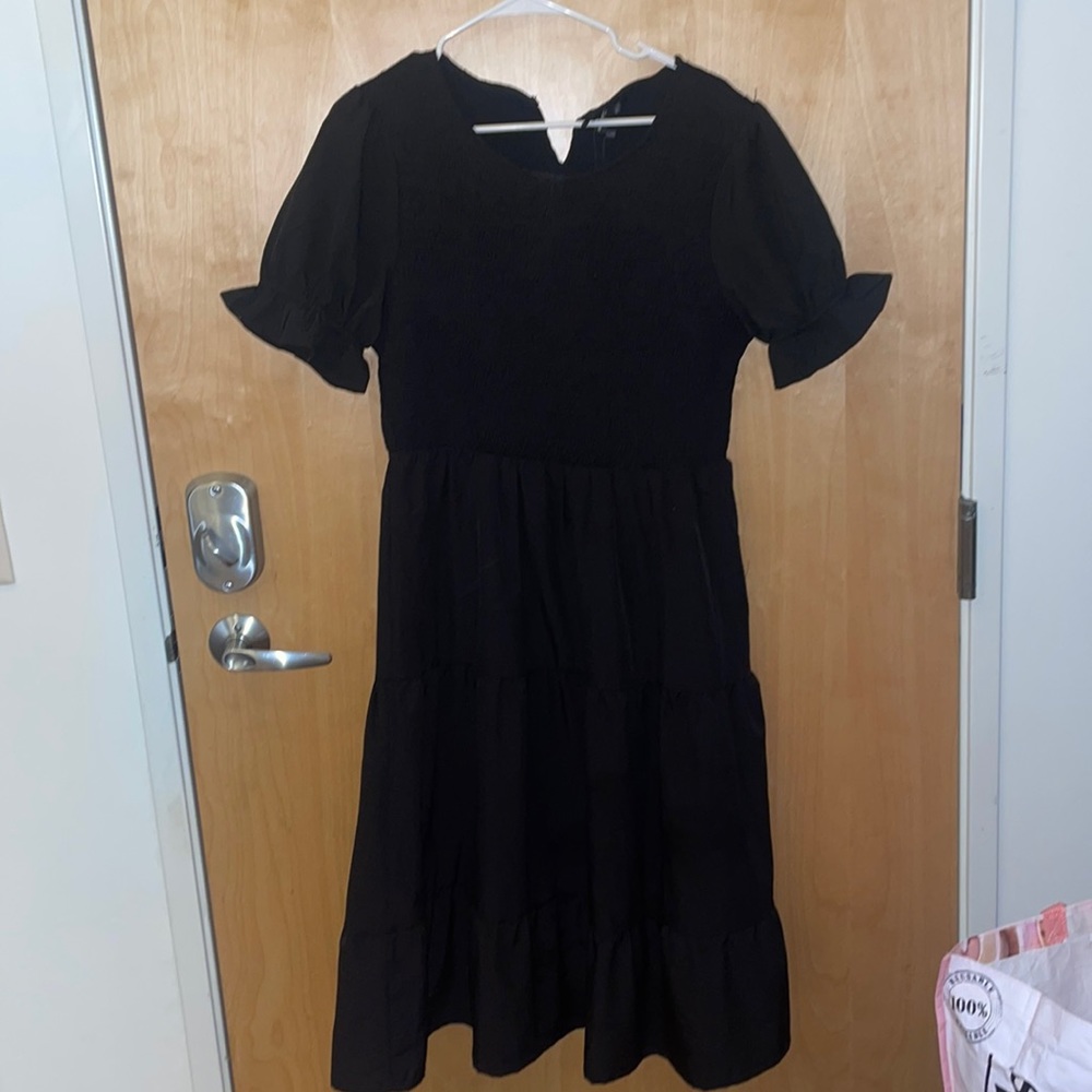 Black maxi dress size XL from Amazon
